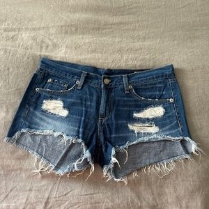 Rag And Bone The Cutoff Denim Shorts in Freeport